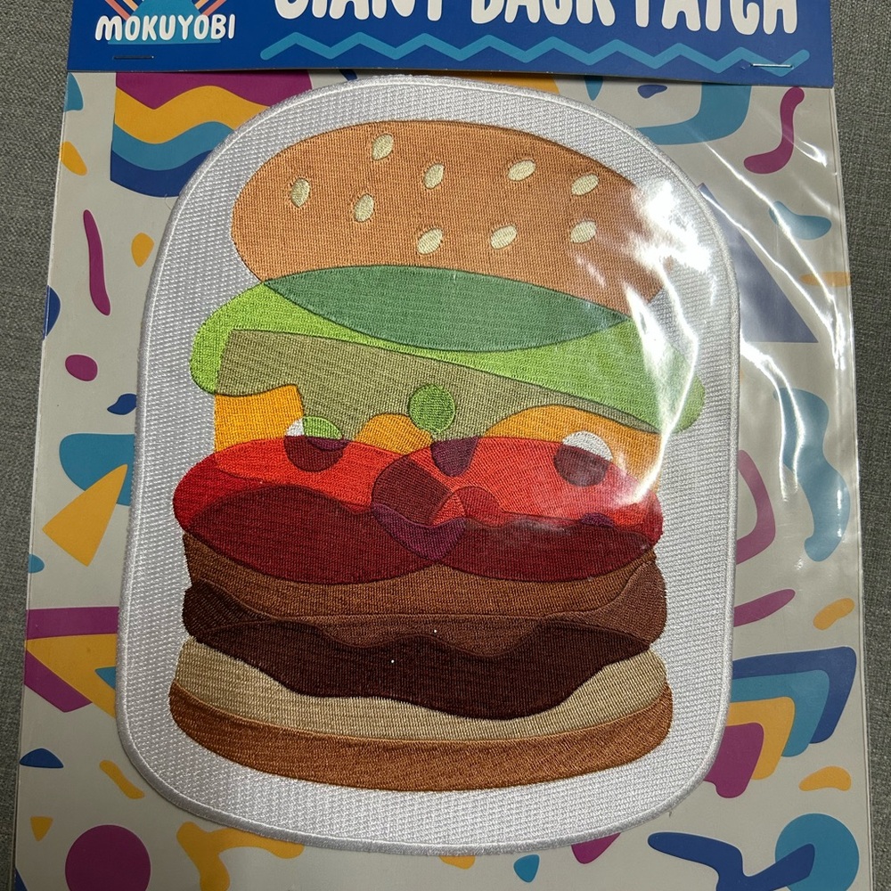 Mokuyobi Giant Burger Patch